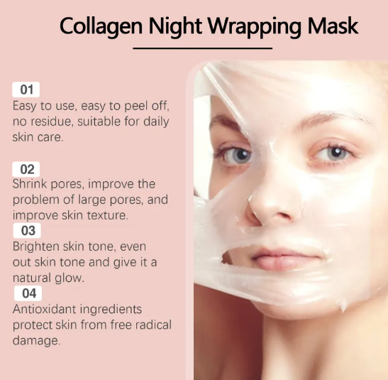 HydraCollagen Face Mask - Intense Moisture & Skin-Firming Treatment | LuxeLane