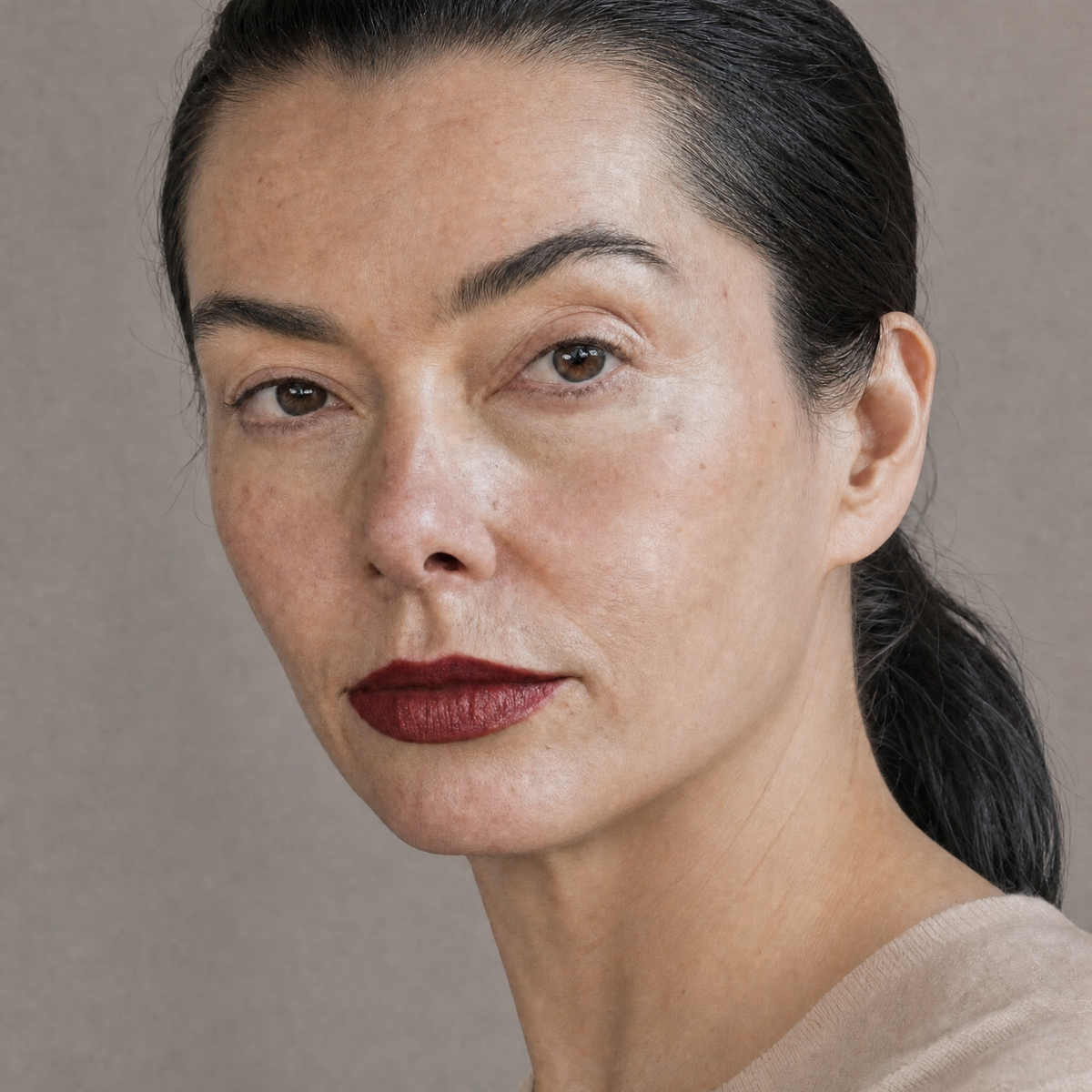 Illustration after: more defined jawline