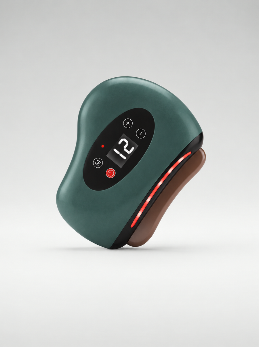 Electric Gua Sha Tool in green