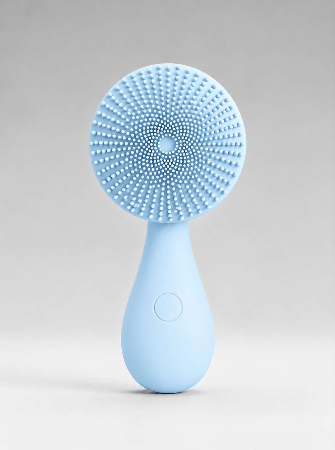 Silicone Facial Cleansing Device in blue
