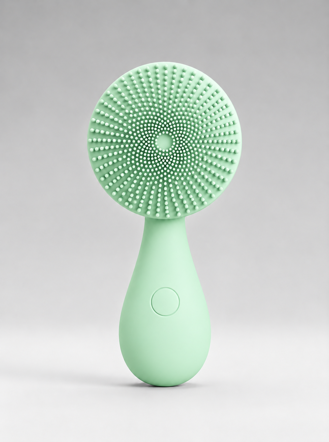 Silicone Facial Cleansing Device in green