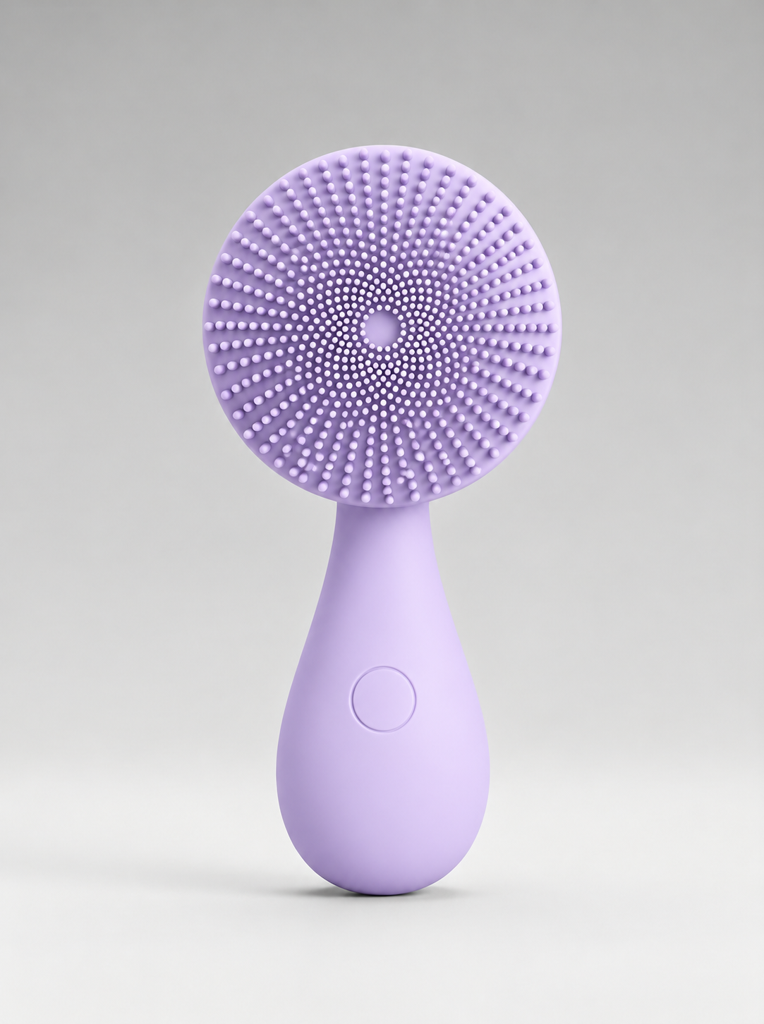 Silicone Facial Cleansing Device in purple